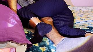 Arab bbw muslim slut begs for finger in fat ass then monster cock creampie 😈🔥