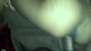 ebony babe bent over squirting on monster black cock