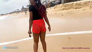 beach fun explodes into savage ass pounding back home!