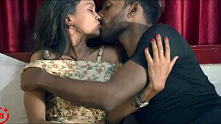 Dark skin indian bengali housewife sudipa takes rough bedroom creampie from lover