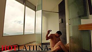 boyfriend's friend fucked me hard in the shower