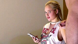 i love my big tits babe jerking my cock clothed in heels dripping