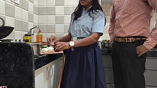 ashu skips college so teacher visits home for wild fun with hindi audio