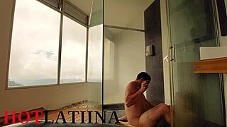 boyfriend's friend fucked me hard in the shower