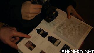 nerdy glasses girl roughly impaled by massive strapon