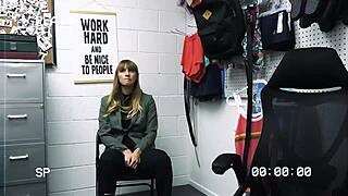 crystal's massive tits tempt calvin on desk