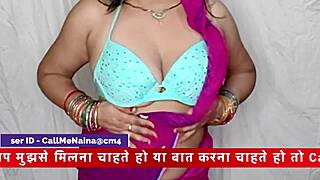 naina the desi beauty chats naughty in hindi while fingering her wet pussy on webcam