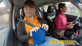 Fake Driving School Big Tits Italian Fucks Teacher Huge Dick Pov