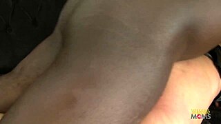 Four black cocks pound blonde on sofa!
