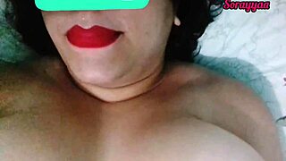 Sexy Latina Red Lipstick Solo Tease