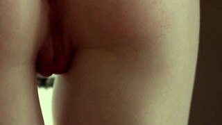 stoya tempts in sleek black lingerie solo tease