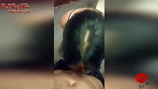 she follows me to bathroom begging for my tight anal creampie!