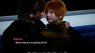 Playing on the night train ride