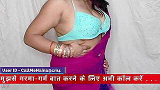 naina the desi beauty chats naughty in hindi while fingering her wet pussy on webcam