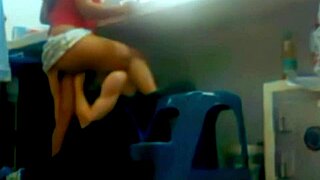 boss sneaks throbbing cock deep inside while i work late