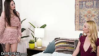 aaliyah love teaches young blonde maddy may pussy licking and masturbation techniques