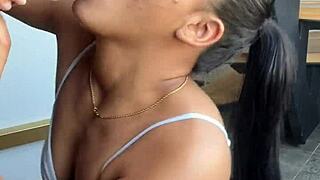 i craved huge cock filling my mouth and got it deep!