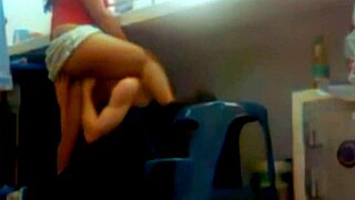 boss sneaks throbbing cock deep inside while i work late