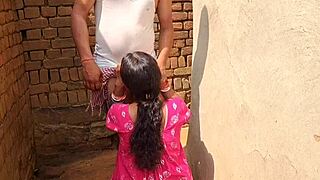 Beautiful Bhabhi roughly fucked in saree by Devar