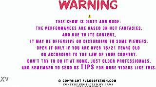 after ddongchim moonblack anjelica in high heels gets wrecked