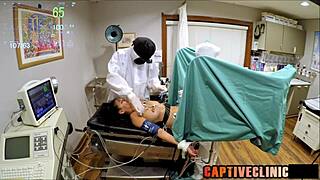 Nurse Angel Santana Humiliates Patient Yesenia Youso in Latex Bondage