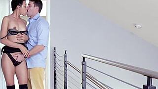 Sultry Amethyst Banks Savors Steamy Sunday Anal Indulgence