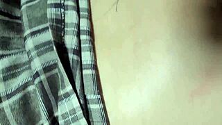 Fresh 18+ classmate gets creampie surprise skipping class in uniform