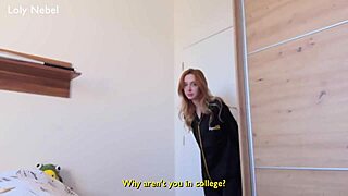 Skinny College Cutie Fucks Older Man Skips Classes Temporarily