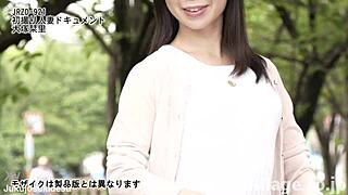 Cheating Japanese milf squirts riding cock after muff dive, creampie finish awaits