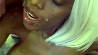 Colombian black babe orgy fills all her horny holes