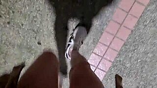 Ting Xuan, shemale peeing outdoors, watch that hot chinese ladyboy stream!