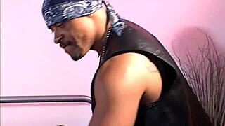 Watch this blonde in fishnets get fucked deep on the bed.