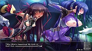 Intense Massage Leads to Explosive Orgasm in Taimanin Yukikaze!