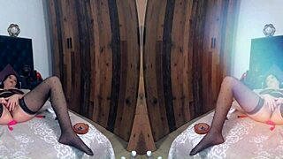 MilfyCalla's Fetish JOI Compilation: Curvy Latina Lingerie Tease and CEI Orgasm