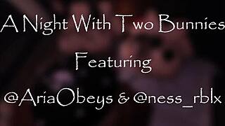 two busty bunnies unleash rough group creampie frenzy