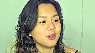 horny music video turns amateur asian teen into a moaning homemade mess