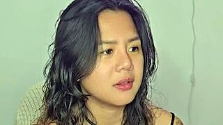 horny music video turns amateur asian teen into a moaning homemade mess