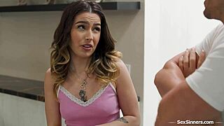 PETITE TEEN UNLOCKS CHASTITY BELT FOR MONSTER COCK DEEPTHROAT FUCK