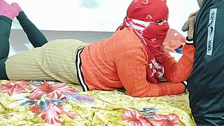 Sexy Red Dress Girl's Tight Pussy Pounded Hardcore Doggy by Boyfriend!