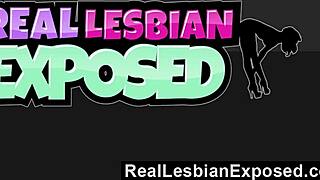 Blonde And Brunette Teens Entwine In Mirror Lesbian Lust