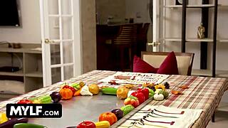 Freaky milf gobbler our thanksgiving creampie gangbang toy