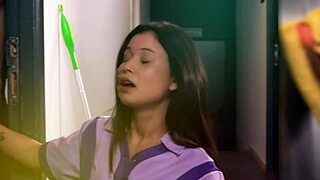 German maid takes horny BBC in dirty hostel fuck