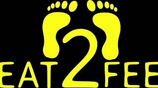 giggling as my soft feet rub and tease that giant hot rock all over on the beach