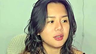 horny music video turns amateur asian teen into a moaning homemade mess