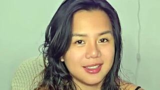 horny music video turns amateur asian teen into a moaning homemade mess