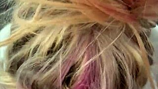 streetwalker licks cum off dick after hot facial