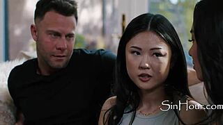 shy innocent asian lulu chu bound fucked roughly by seth gamble