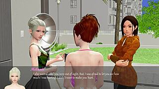 let's play arizona unbridled part 9 with big tits redhead action unfolding