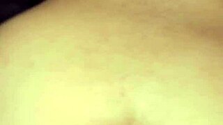 In the dim light, she begs for my throbbing big cock to pound her relentlessly deep inside