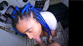 Pov close-up latina bbw anal surprise with squirting creampie